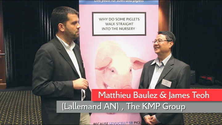 Matthieu Baulez (Lallemand) and James Teoh (KMP Group)