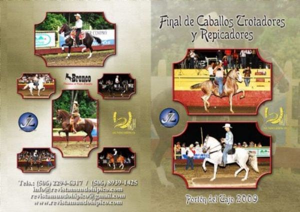 DVD Final del Campeonato Nacional de Trotadores Costa Rica 2009