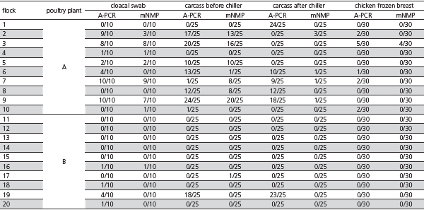 Serotyping and Genotyping of Salmonella Strains Isolated from Broilers ...