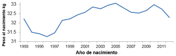 Factores clave en peso al nacer y destete de bovinos Brahman