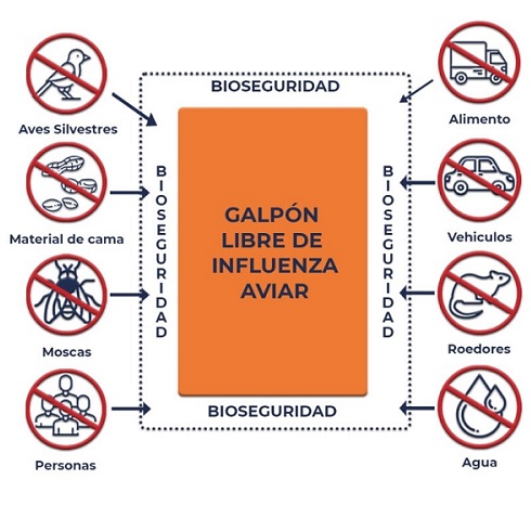 Control de acceso en granjas avícolas