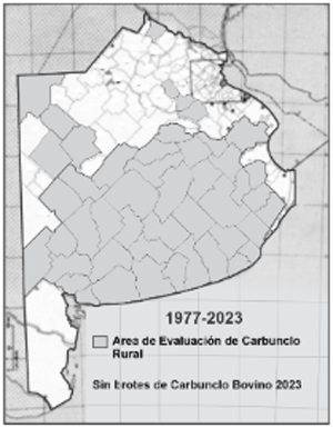 Carbunclo rural en Argentina: Cero brotes en Buenos Aires 2023