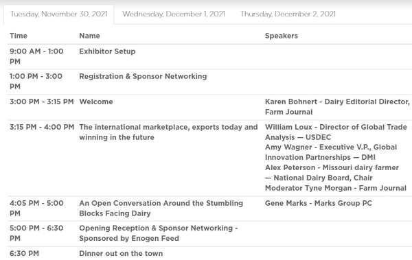 Milk Business Conference in Las Vegas, Nov. 30 - Dec. 2 - Image 1