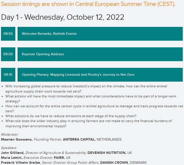 Animal AgTech Innovation Summit 2022: Complete Agenda - Image 1