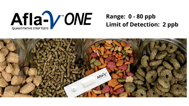 Afla V ONE 2 80 Ppb Method For Aflatoxins In Complete Feeds And Pet 