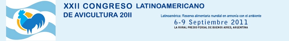 XXII Congreso Latinoamericano de Avicultura 2011