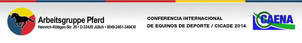 Conferencia Internacional de Equinos de Deporte CICADE 2014