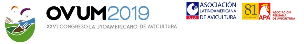 XXVI Congreso Latinoamericano de Avicultura - OVUM 2019
