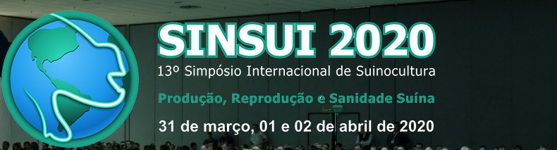13º Simpósio Internacional de Suinocultura - SINSUI 2020