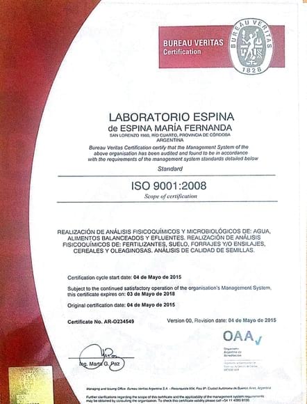 Certificado UNE EN ISO 9001 2008 para Lana - Ursa