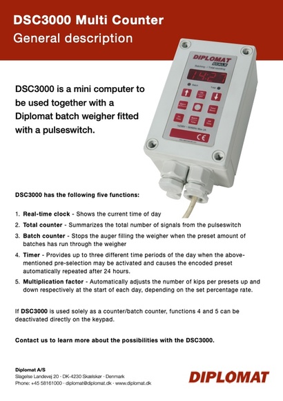 Dsc Mini Computer DSC3000 mini computer for Diplomat Batch Weigher | Engormix