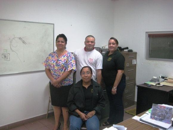 Administrative Crew & Enrique Diaz - Arranque Prensa Expeller para Rendering en Planta Macello, S.A; Panama City, Panama (Oct-2011)