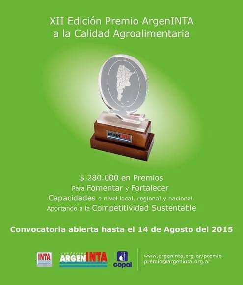 Premio ArgenINTA a la calidad Agroalimentaria - Varias
