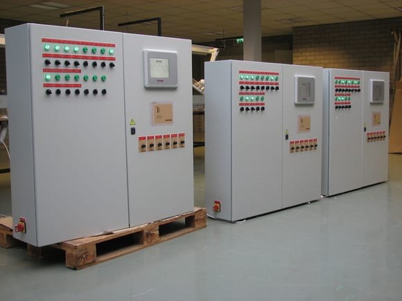 Panel box with touch screen user interface - Poultry equipment