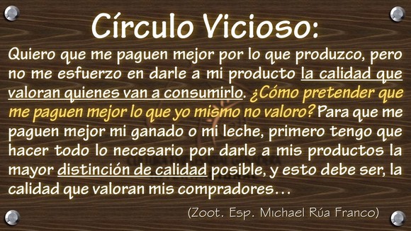 Ganadería con Calidad - Frases Ganadería