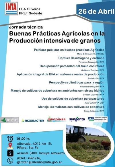 Jornada de BPA en la producción intensiva de granos - Eventos