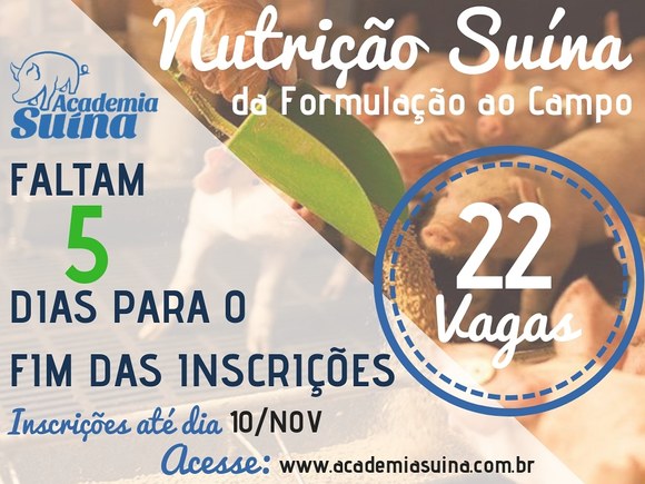 Nutrição Suína: da formulação ao campo - Eventos