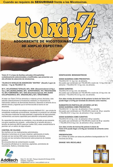 Tolxin Z+ - Casos clínicos