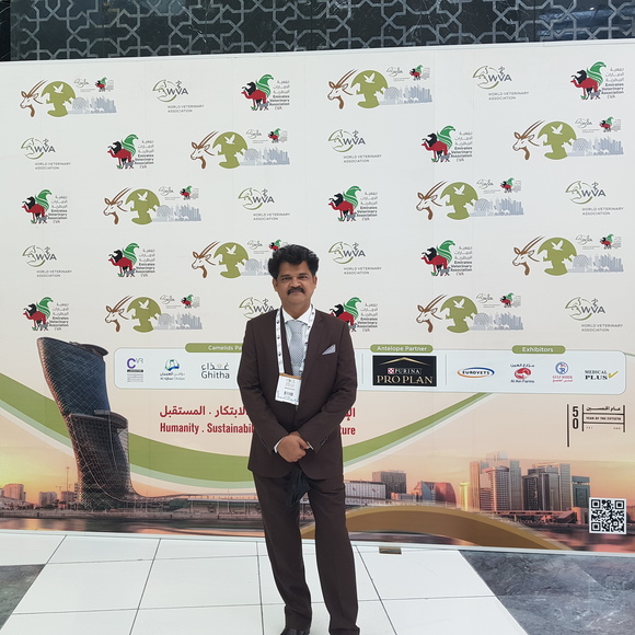 Dr Irshad khan at world Vet congress 2022 - Personal