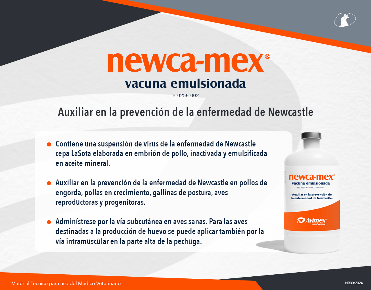 Newca-mex® vacuna emulsionada